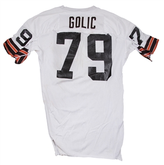 1983 Bob Golic Game Used Cleveland Browns Road Jersey 